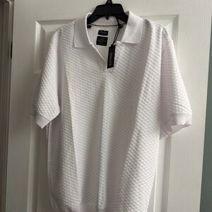 Buffalo David Bitton Textured Polo in White